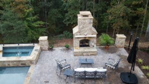 outdoor living space by RCS Pool and Spa